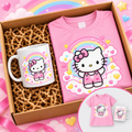 Tričko + hrnek 330ml Hello Kitty
