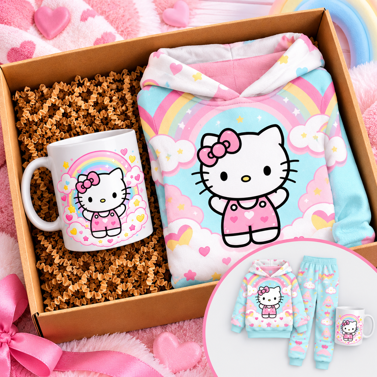 Hello Kitty tepláková souprava + hrnek 330ml