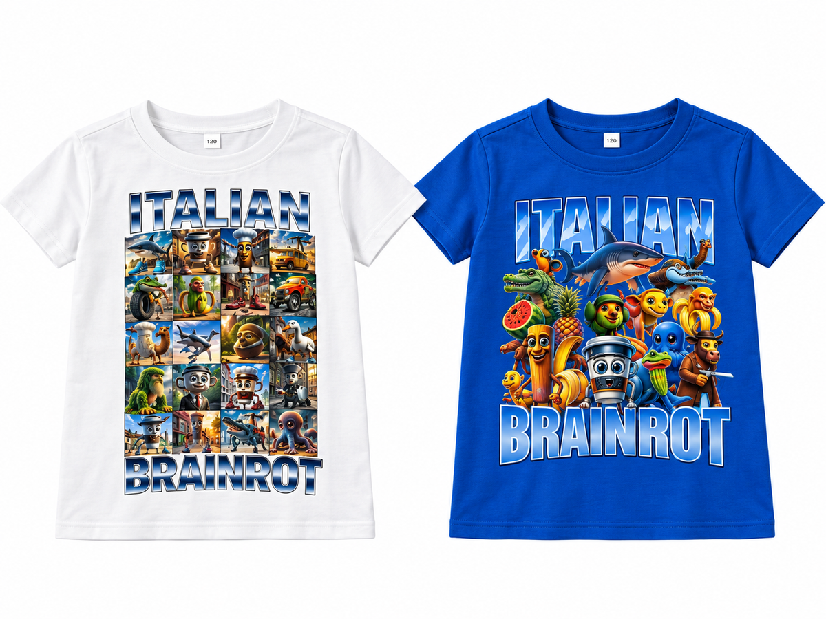 2ks triček Italian Brainrot