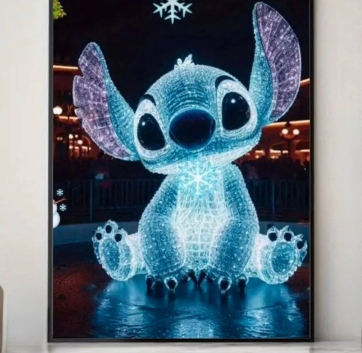 3D diamantování - Svítící STITCH